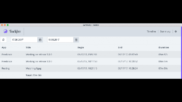 Tockler(任务管理和待办事项软件) for Mac V3.16.3 苹果电脑版
