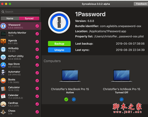 Syncalicious(数据备份软件) for Mac V0.0.6 苹果电脑版