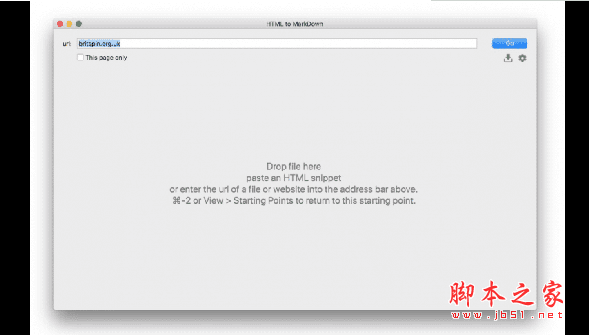HTMLtoMD(MarkDown格式文件转换) for Mac v2.0.1 苹果电脑版