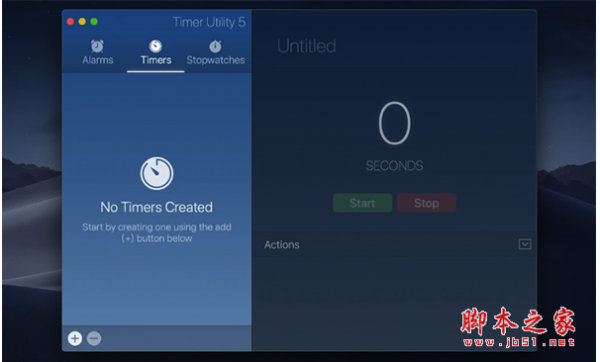 Timer Utility(时间管理) for Mac v1.0.1 苹果电脑版