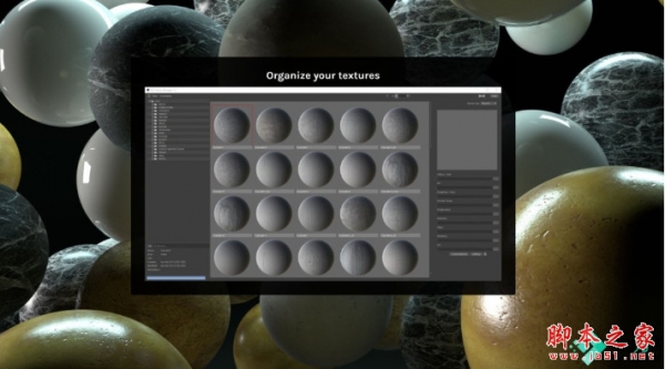PBR材质管理导入C4D插件TGS Texture Manager v1.8 for Cinema4D R19-R23 免费版