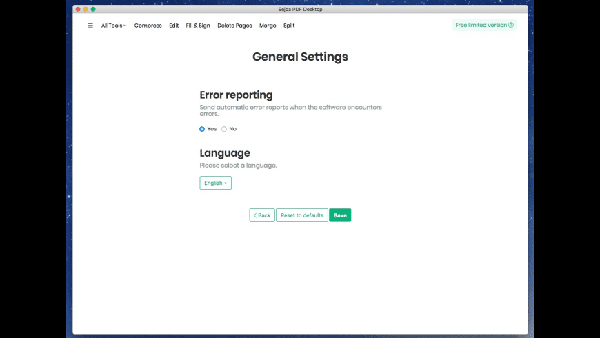 Sejda PDF Desktop(多功能PDF管理软件) for Mac V7.0.7 苹果电脑版
