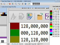 Free Color Picker(屏幕取色软件) v1.1 免费英文官方版