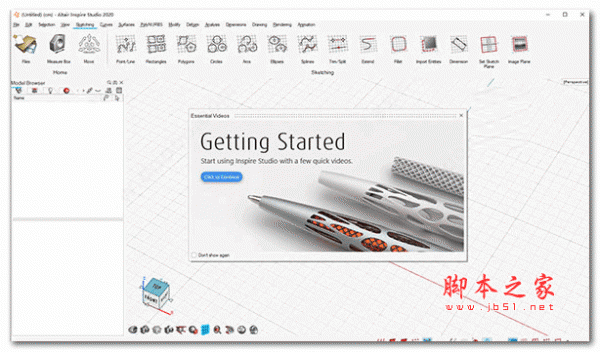 3D设计及渲染软件Altair Inspire Studio 2020 中文安装版(附安装教程)