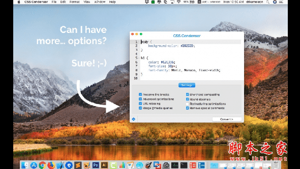 CSS Condenser(开发软件) for Mac v1.3 苹果电脑版