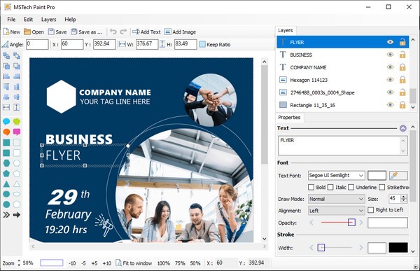 MSTech Paint Pro(图像编辑软件) v1.0.0.0 官方版
