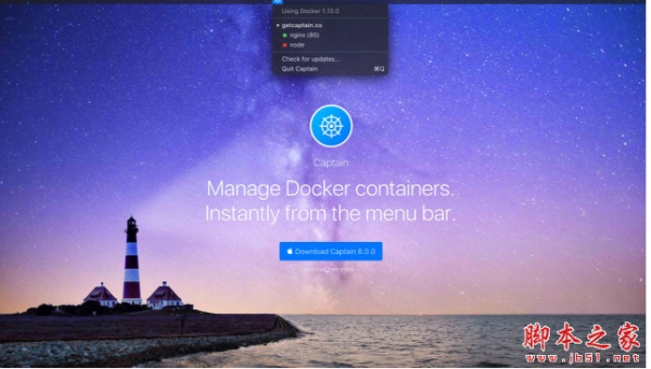 Captain(Docker菜单栏应用) for Mac V9.0.0 苹果电脑版
