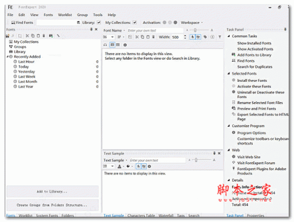 fontexpert 2020(电脑字体管理软件) v17.0.1 激活版 64位
