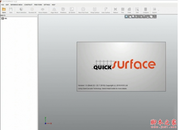 CAD模型3D逆向工程软件 Quick Surface 2026 v7.0.14 64位 免费安装版(含教程)