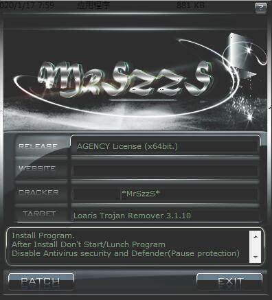 Loaris Trojan Remover 中文版免费文件 v3.1.69 附安装视频教程
