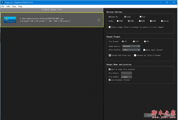 Topaz A.I Gigapixel Full(图片无损放大软件) v1.0.1 精简绿色便携版