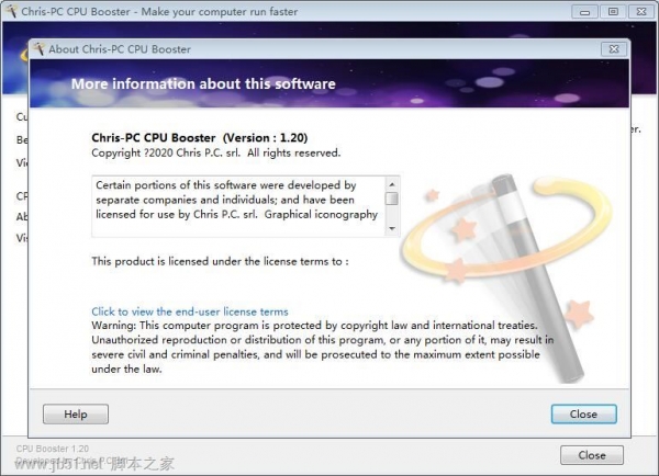 CPU优化神器 Chris-PC CPU Booster v1.10.12 特别破解版 附图文激活步骤