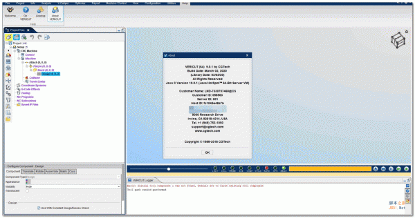 数控加工仿真系统CGTech VERICUT 9.3.0 永久许可授权版(附激活补丁+教程) 64位