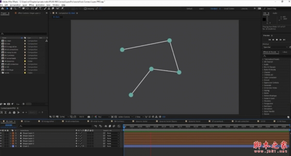 AE点线路径线条连接MG动画脚本Connect Layers PRO v1.3.3 Win/Mac 免费版+使用教程
