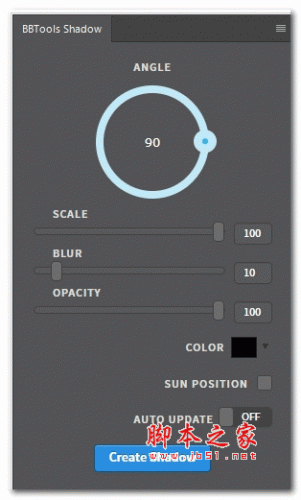 PS倒影制作插件bbtools Shadow v1.0.3 免费版