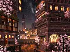 Wallpaper Engine 樱花夜景动态壁纸 免费版