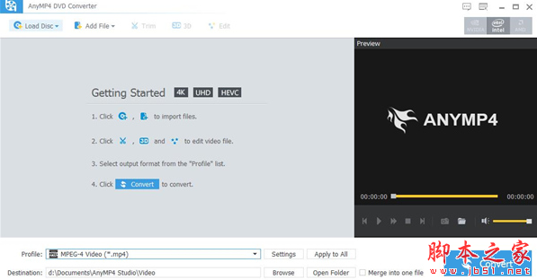 AnyMP4 DVD Converter(DVD视频转换软件) v7.2.18 特别安装版(附注册机+教程)