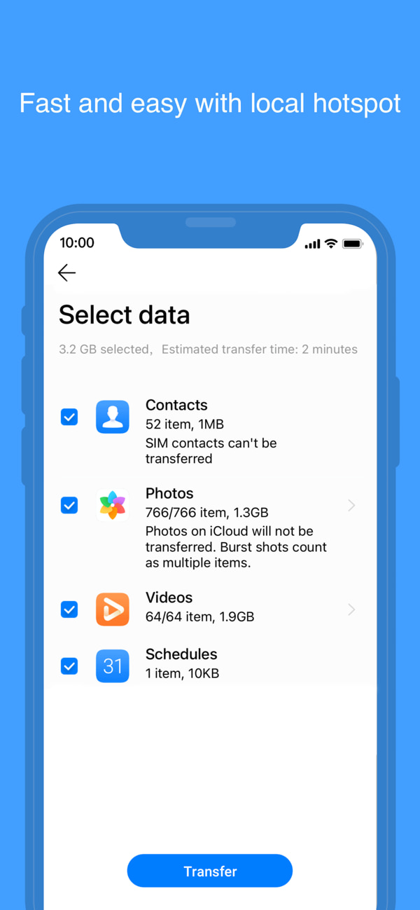 华为手机克隆(换机数据转移) v14.0.0.120 苹果手机版