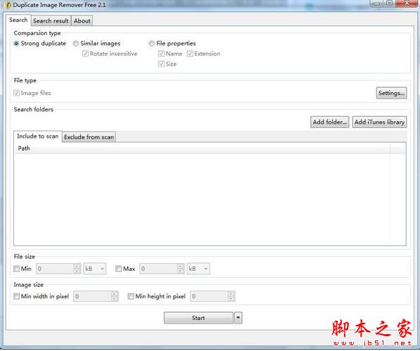 Duplicate Image Remover Free(重复图片清理工具) v2.1 免费安装版