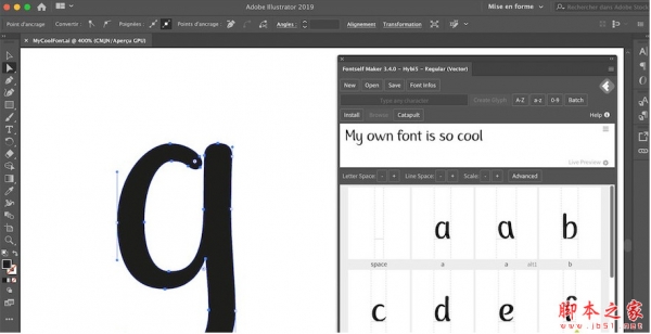 AI字体设计制作插件 Fontself Maker v1.1.1 For Illustrator 免费安装版