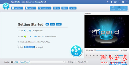 Tipard Total Media Converter(全媒体转换软件) v9.2.50 免费安装版	