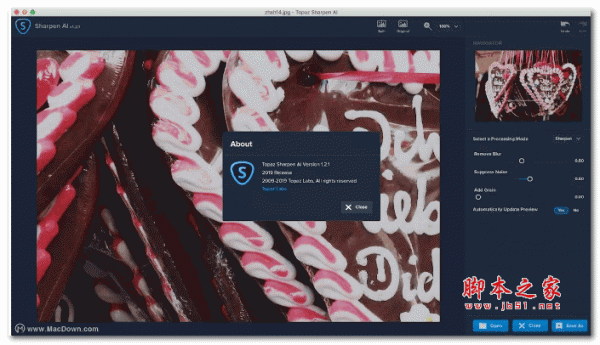 Topaz Sharpen AI for Mac(图片智能清晰锐化软件) v1.2.1 永久激活版