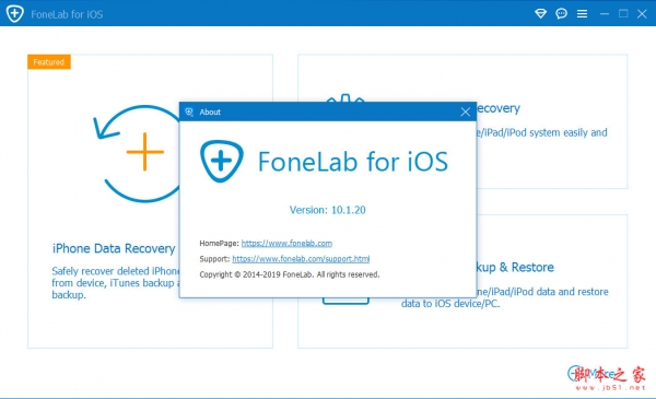 FoneLab for iOS(ios数据恢复软件) V10.2 特别安装版(附激活教程+激活机)