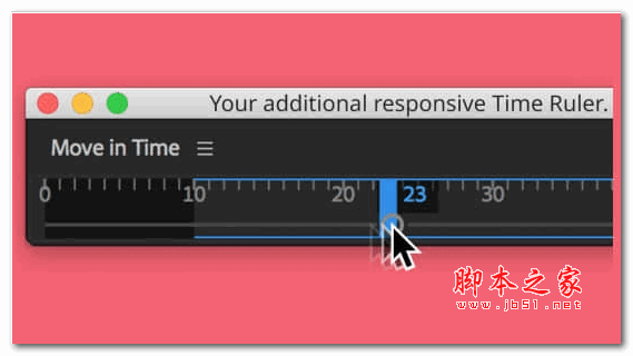 AE时间轴刻度标尺指针自由快速移动脚本Move in Time v1.0 免费版