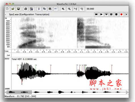 WaveSurfer for Mac(音频可视化软件) v1.8.8p6 苹果电脑版