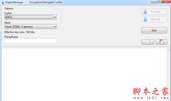 kryptomessage(文字加密解密软件) v1.0 免费安装版