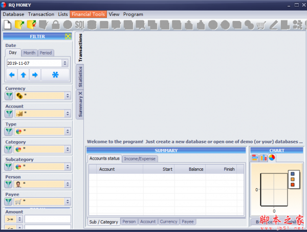 RQ Money(个人财务管理工具) v2.4.2 免费绿色版