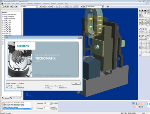 Siemens Tecnomatix RealNC 8.7.0 许可授权版(附补丁+教程) Win32/64位