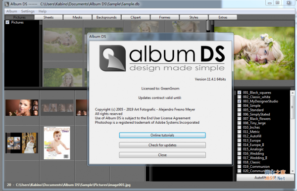 PS婚纱相册设计插件Album DS v11.6.0 绿色免激活版(支持PS CS - CC 2021)