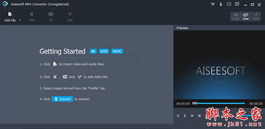 Aiseesoft MKV Converter(高清MKV视频转换软件) v9.2.22 免费安装版