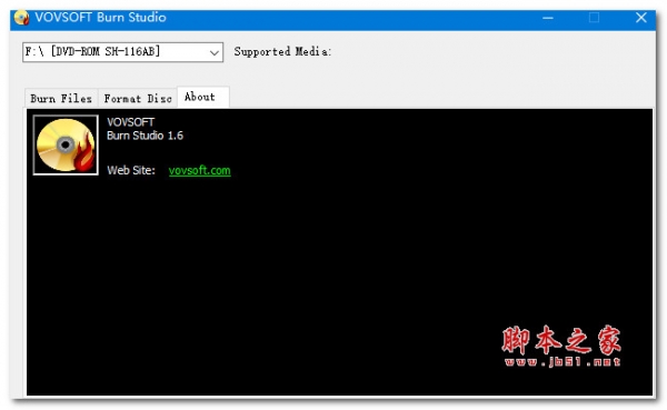 Vovsoft Burn Studio(刻录软件)V1.7 英文免费安装版(附安装教程)