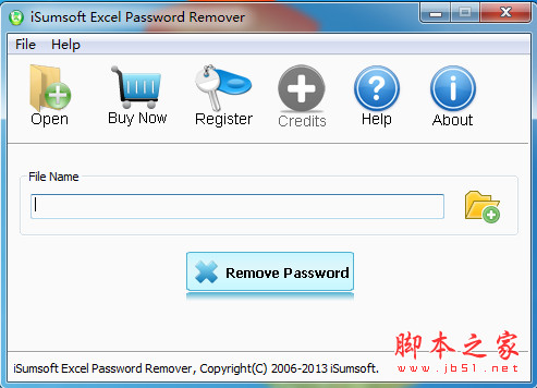iSumsoft Excel Password Remover(Excel文件密码解除软件) v2.0.1 免费安装版