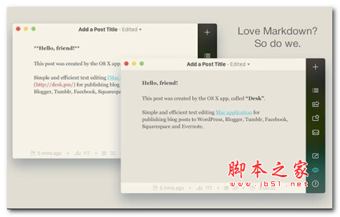 Desk MD for mac(文章离线编辑器)V1.3.0 苹果电脑版