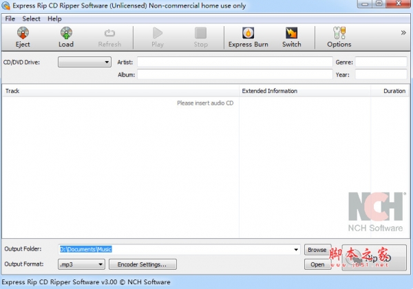 Express Rip CD Ripper(CD音频提取工具) V3.00 英文免费直装版