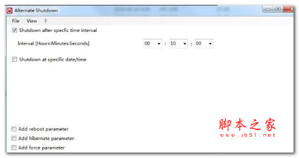 Alternate Shutdown(定时关机软件)V1.190 英文安装版