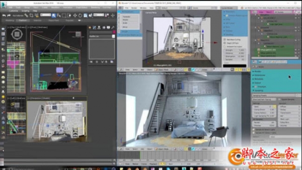 3DS Max场景转换插件3DtoAll MaxtoBlender 2026 免费版 Max/Blender互导插件