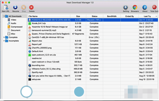 Neat Download Manager Mac(Mac多线程工具) V1.3.24 苹果电脑版
