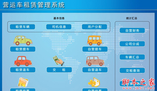 营运车租赁管理系统 v1.0 免费安装版