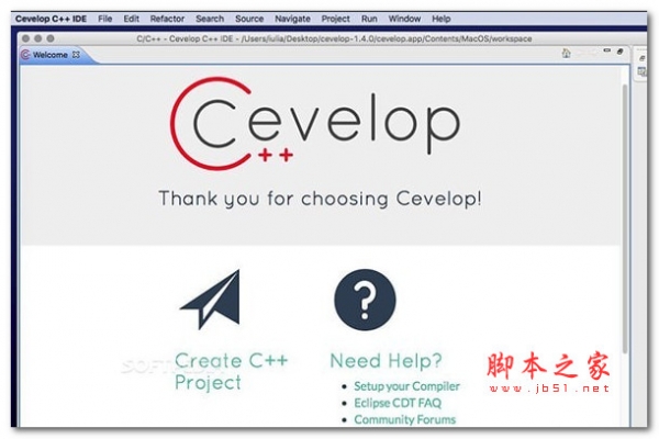 Cevelop(源代码升级)for mac V1.12.0 苹果电脑版