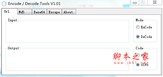 Encode/Decode Tools(编码转换工具) v1.0.1 免费绿色版