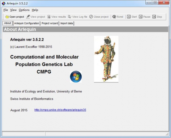 Arlequin(人类遗传学数据分析软件)  v3.5.2.2 英文绿色免费版