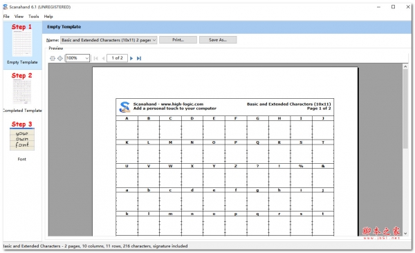 Scanahand(字体制作软件)V9.2 官方安装版