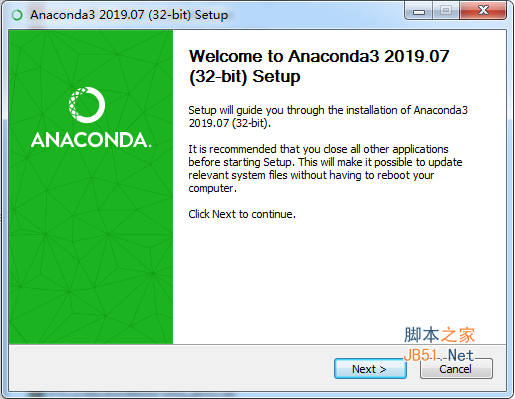 Anaconda3 Python 3.7 for Win32 v2019.10 官方安装免费版