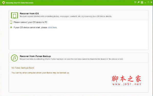 Amazing Any iOS Data Recovery(iOS数据恢复助手) v5.8.8.8 安装版(附使用方法)