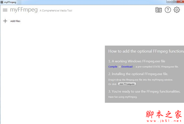 myFFmpeg(媒体软件) v3.6.3 免费安装版