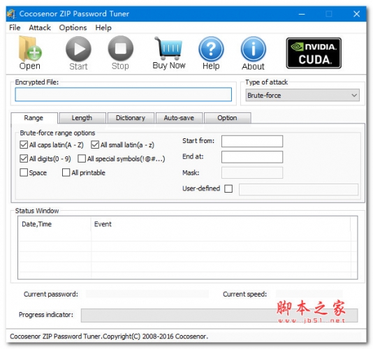Cocosenor ZIP Password Tuner V3.1.0 英文安装版(附安装使用教程)
